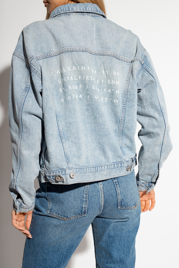 All saints jeans on sale jacket